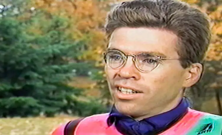 Michael Sylvester, interviewed for the King TV segment on Portland cyclocross racing in the 80s.