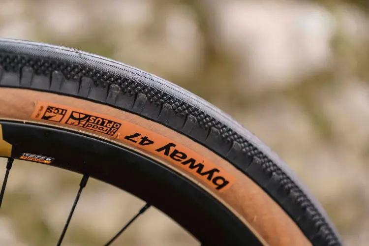 The new $67.95 Byway Road Plus TCS tubeless gravel tire from WTB.