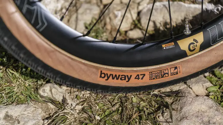 The new $67.95 Byway Road Plus TCS tubeless gravel tire from WTB.