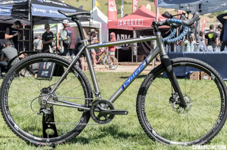 The Sage Titanium PDXCX gets new geometry and is made in the USA. 2017 Sea Otter Classic. © C. Lee / Cyclocross Magazine