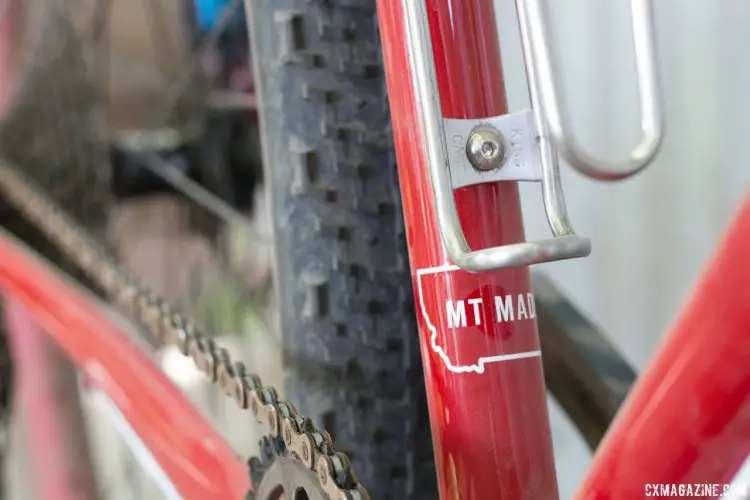 Made in Bozeman, Montana. Sklar Bikes monster 'cross bike. Paul Camp 2017. © Cyclocross Magazine