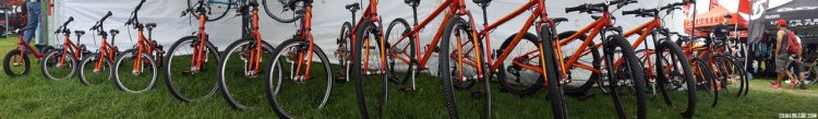 Islabikes expands its offerings, still remains at the top in terms of components, features, weight and price. Kids' bikes companies multiply at the 2017 Sea Otter Classic. © Cyclocross Magazine