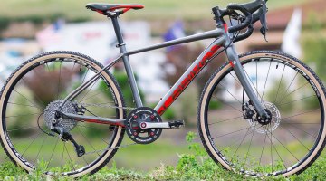 Islabikes knows not many can afford or justify $2399 for a kid's bike, but there's a market and this bike offers size-specific components from bars, crank, tires, saddle and pedals to make a lightweight ride that fits. 2017 Sea Otter Classic. © Cyclocross Magazine