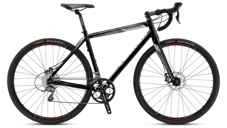 Jamis Renegade Exile - $799 6061 aluminum frame, 6061 aluminum fork, Shimano Claris 2x8 drivetrain, mech. disc brakes