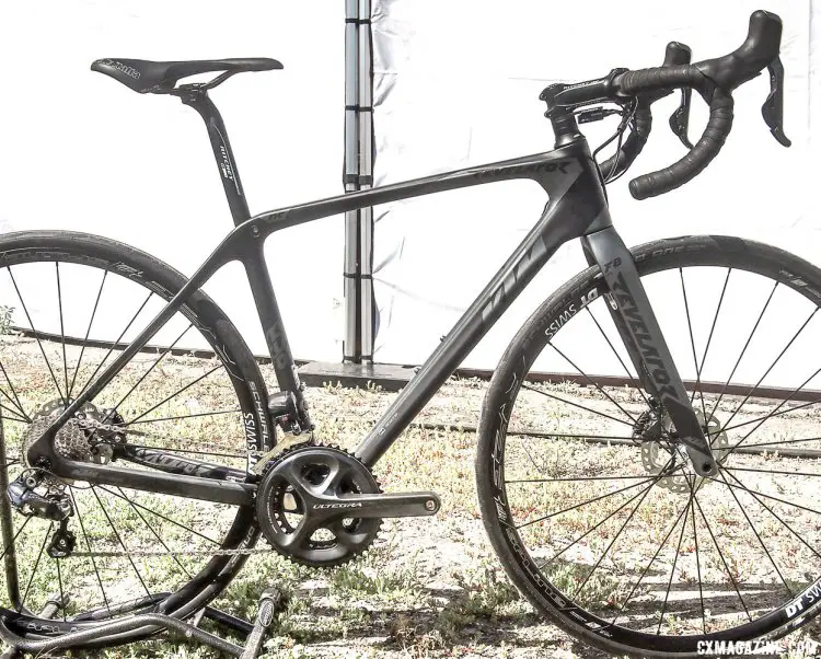 The KTM Revelator Sky is a carbon, disc brake-equipped road bike that can pull some gravel duty. 2017 Sea Otter Classic. © G. Kato / Cyclocross Magazine