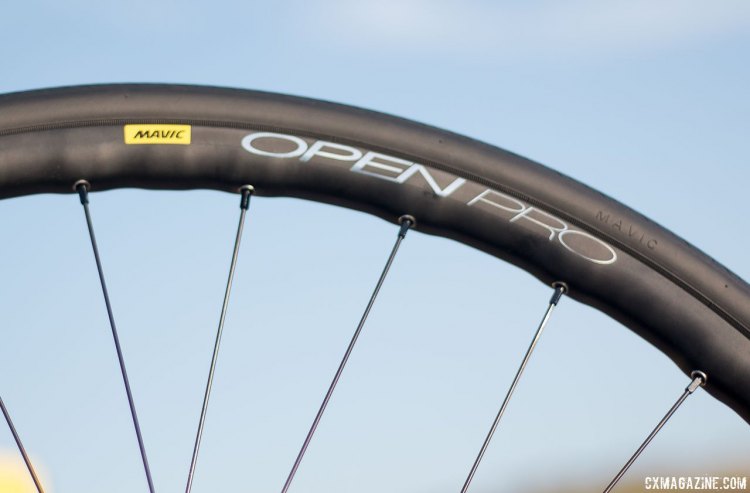 Mavic has revamped and relaunched the legendary Open Pro rim, and it's gained a whopping 6mm in internal width, going from 13mm to 19mm. © Cyclocross Magazine