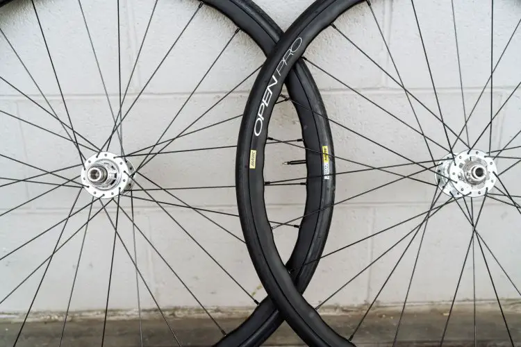 Mavic has revamped and relaunched the legendary Open Pro rim, given it more a lot more width, a tubeless UST bead and yet may have actually gotten lighter. 24, 28 and 32 hole options are available. © Cyclocross Magazine