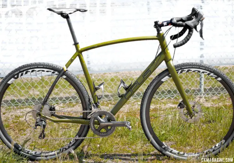 The Opus Bikes Spark features an alloy frame, carbon fork, disc brakes and comes in five different builds. © Cyclocross Magazine