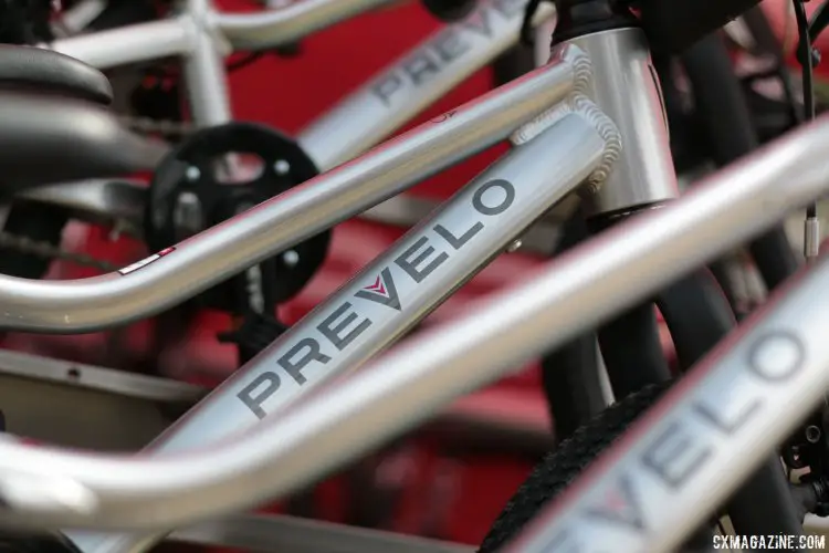 Prevelo emphasizes a low standover height. 2017 Sea Otter Classic. © Cyclocross Magazine