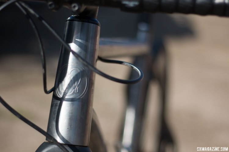 Why Cycles' makes all of its frames, including this R+ titanium road / cross / gravel model, in a small Chinese "family" factory, the company says. © Cyclocross Magazine
