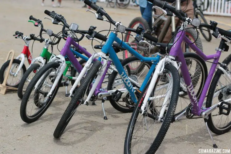 Kids' bikes companies multiply at the 2017 Sea Otter Classic. © Cyclocross Magazine