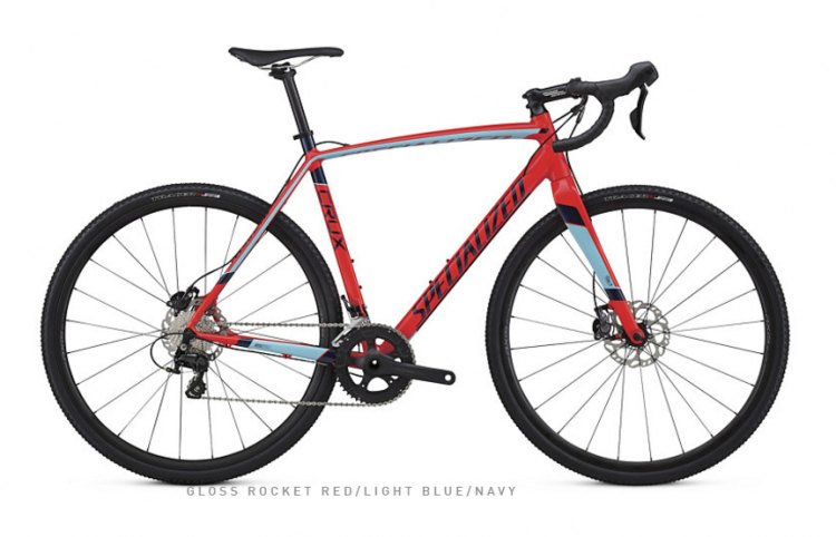 The aluminum alloy CruX Sport retails for $2,000. It is built with Shimano 105 components, DT R470 24-spoke wheels and Shimano RS785 disc brakes. (photo: Specialized)