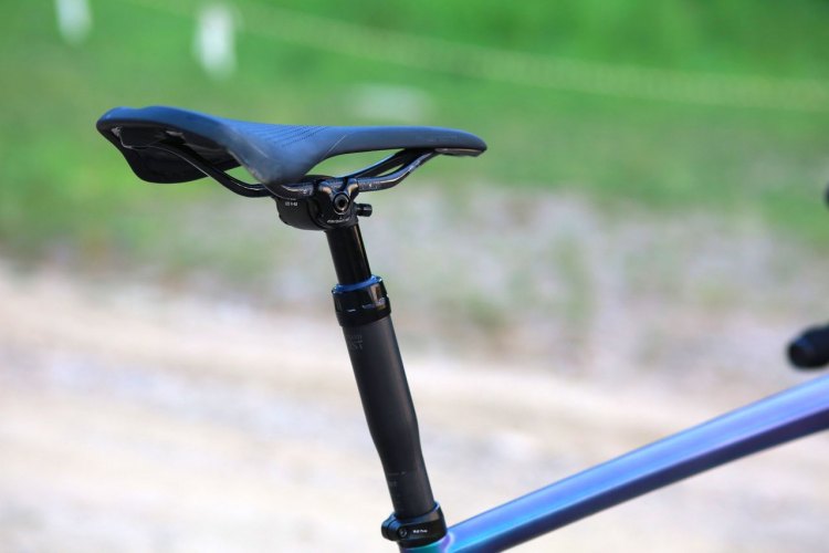 One feature included on the fully-loaded S'Works model is a dropper post with 35mm of travel. (photo: Specialized)