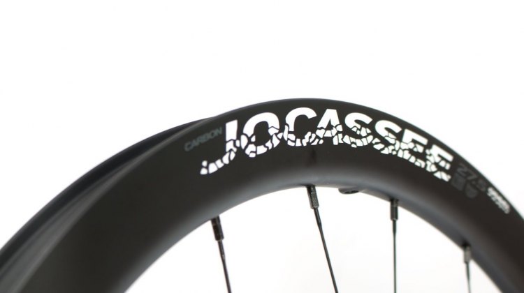 Boyd Cycling's new Jocassee 650b carbon gravel wheel is named after an area in South Carolina that features miles of great gravel riding. Press Camp 2017. © Cyclocross Magazine