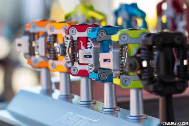 HT Components serves up another pedal option for cyclocross and mountain biking, with color, cleat and spindle options. © Cyclocross Magazine