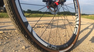 Equipment is a guessing game based on conditions and luck, but this year Shirley is rolling with an Alchemy Hyas with ENVE M50 wheels, Panaracer Gravelking 35mm SK tires, with Orange Seal sealant, inflated to 40 psi. photo: Neil Shirley