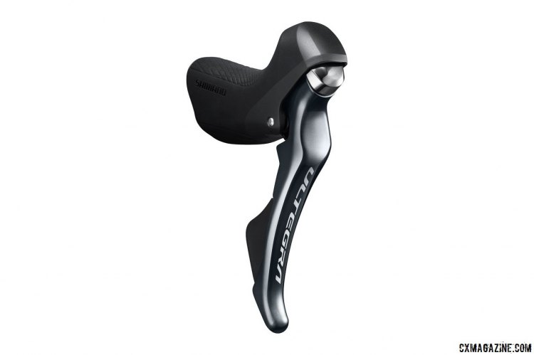 Shimano's new Ultegra R8000 lever for mechanical shifting and mechanical brakes. © Cyclocross Magazine