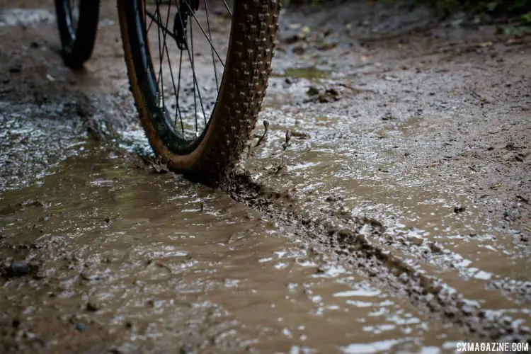 The WTB Resolute 42 gravel tire should keep you rolling when gravel turns to mud.