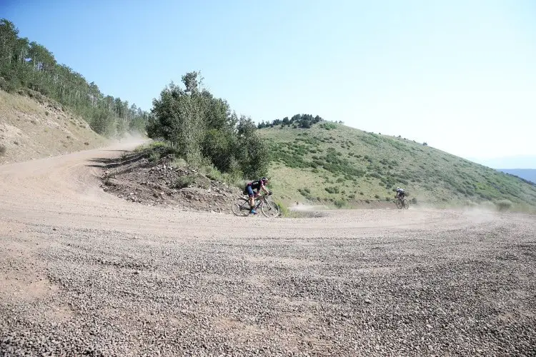 The Col d'Crush descent is not for the feint of heart. 2017 Crusher in the Tushar © C. Fegan-Kim