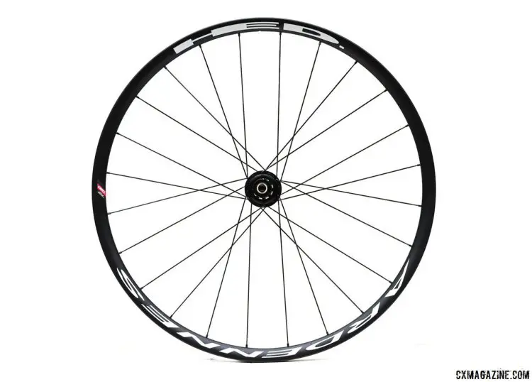 HED Cycling Ardennes SL disc tubular wheelset weighs 1,435 grams for the quick release version and has an MSRP of $1200.© Clifford Lee / Cyclocross Magazine