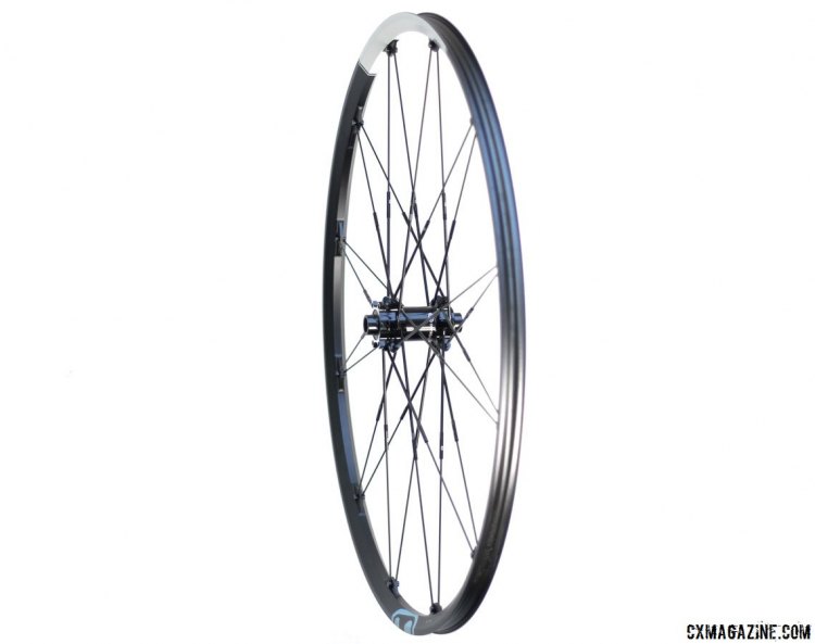 Crankbrothers Zinc 3 cyclocross/gravel wheels are slightly lighter and narrower (2mm) than the updated sister Cobalt 3 wheelset. Our front wheel tipped the scales at 772g, 1708g for the pair. © Cyclocross Magazine