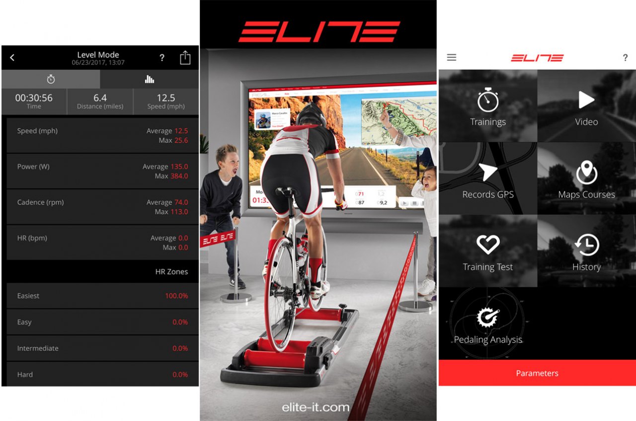 Elite's eTraining iOS app works adequately, but does not support multitasking