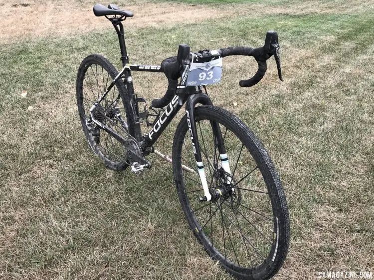 Janel Holcomb's 2017 Crusher-winning Focus Mares cyclocross bike also carried her to third at Dirty Kanza.