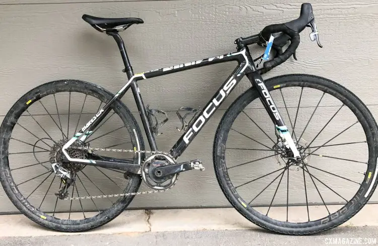 Janel Holcomb's 2017 Crusher-winning Focus Mares cyclocross bike.