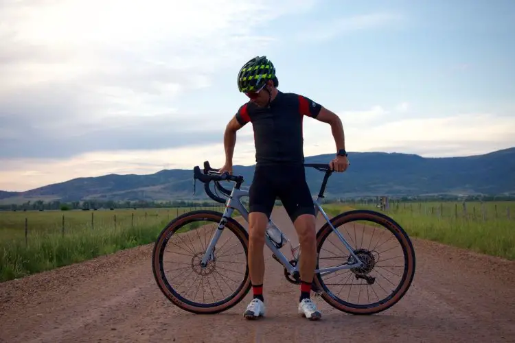 Thomas Cooke went with the Assos Open U.P.P.E.R. gravel bike as his lucky Crusher steed. photo: Chris Mackay - Assos North America