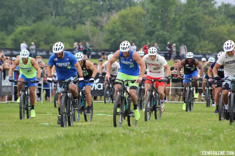 Cyclocross racing at the 2017 Crossfit Games. © Z. Schuster, Cyclocross Magazine