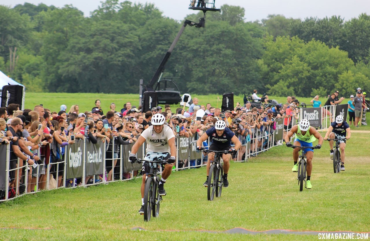 CrossFit is one of the many sports vying for Americans' fitness attention. Cyclocross racing at the 2017 Crossfit Games. © Z. Schuster, Cyclocross Magazine