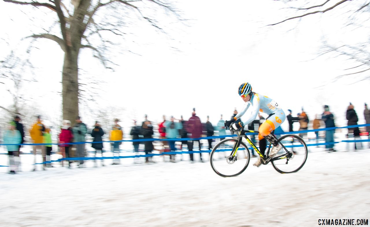 Fahringer finished sixth at both Hartford and Asheville Nationals. 2017 Cyclocross National Championships, Elite Women. © A. Yee / Cyclocross Magazine