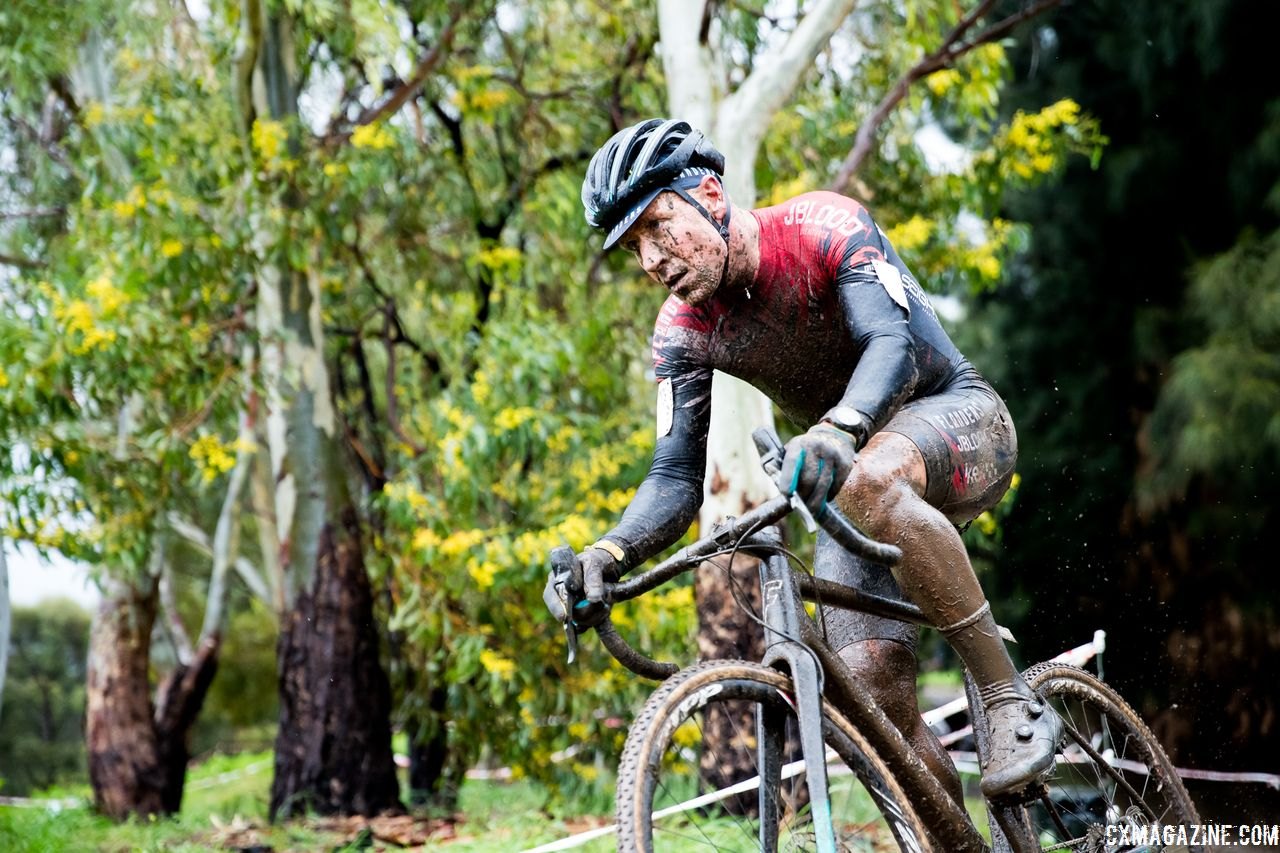 Chris Jongewaard added another Australian Nationals title in 2018. 2017 Australia NCXS. © J. Curtes / Cyclocross Magazine