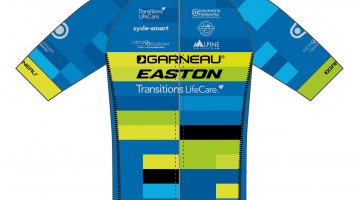 The 2017-2018 Garneau-Easton p/b Transitions LifeCare team jersey.