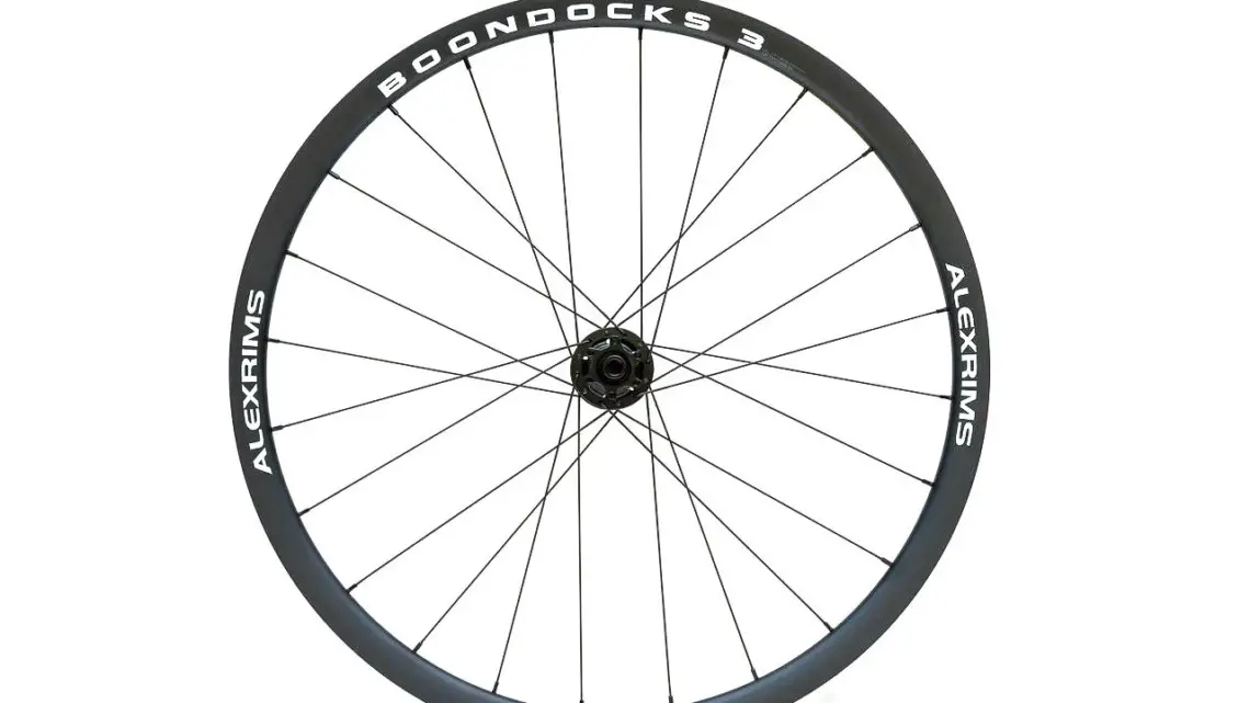 The AlexRims Boondocks 3 is a wheelset designed for the cyclocross and gravel rider. 700c, disc only © C. Lee / Cyclocross Magazine