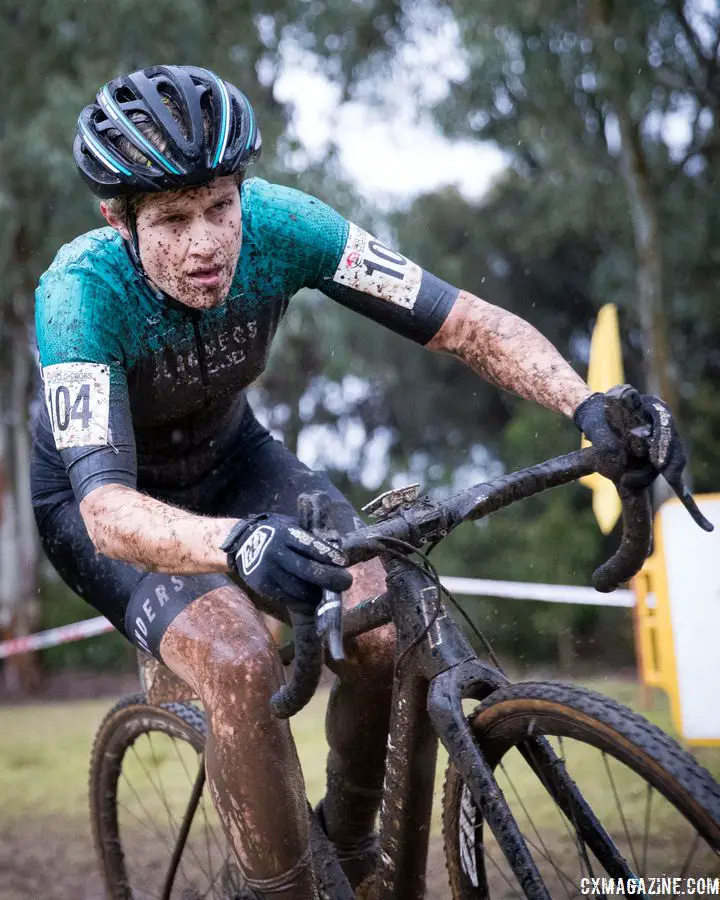 Seen here in 2017, April McDonough won the 2018 Australian Cyclocross Nationals.2017 Australia NCXS4. © J. Curtes / Cyclocross Magazine