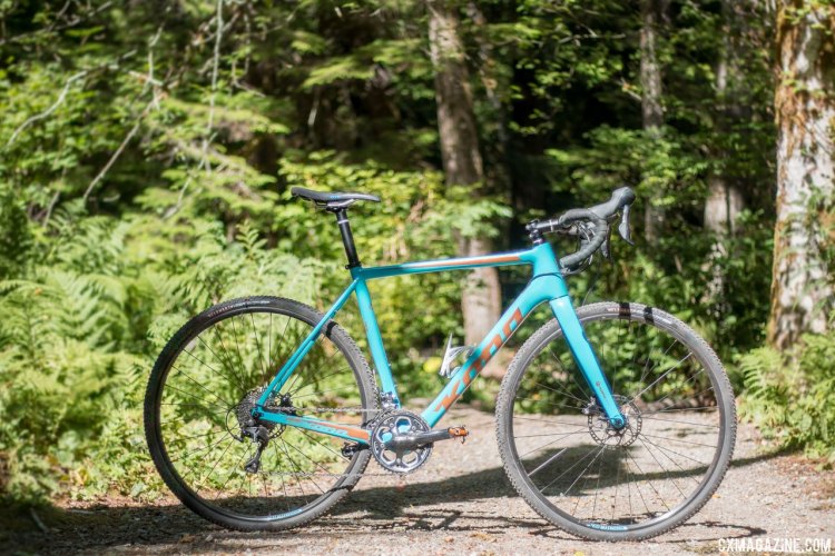 The 2018 Kona Major Jake cyclocross bike handled the mountain bike trails of Squammish. © Cyclocross Magazine
