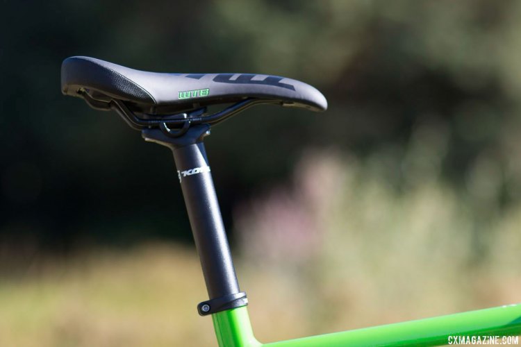A house brand seat post and WTB saddle provide a perch for the views. 2018 alloy Kona Rove NRB. © Cyclocross Magazine