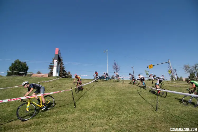 The campers compete in one finl race on Friday of the camp. 2017 Montana Cross Camp © Cyclocross Magazine