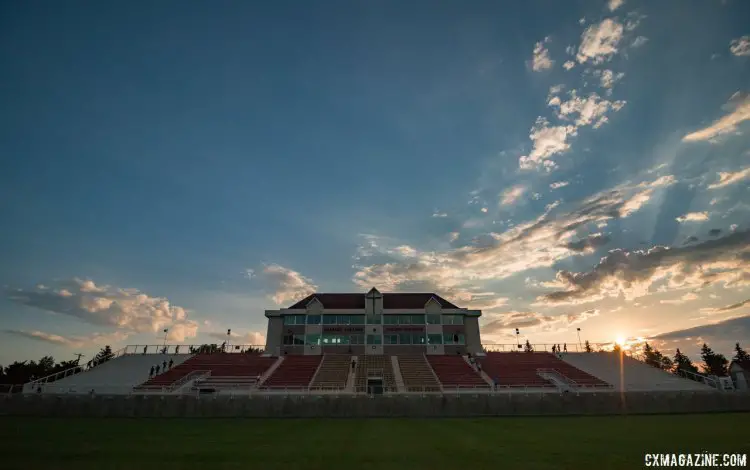 Nelson Stadium and its stairs await the campers each sunrise, but any hill or staircase can provide the same benefits. 2017 Montana Cross Camp © Cyclocross Magazine