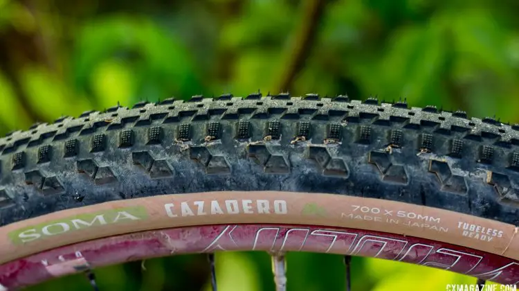 Soma Fabrications new 700c x 50mm Cazadero tubeless gravel tire. © Cyclocross Magazine