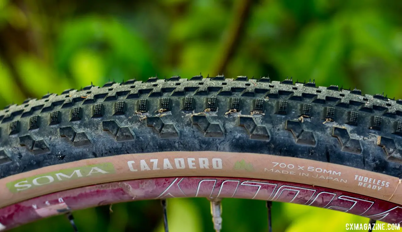 Soma Fabrications new 700 x 50 Cazadero tubeless gravel tire. © Cyclocross Magazine
