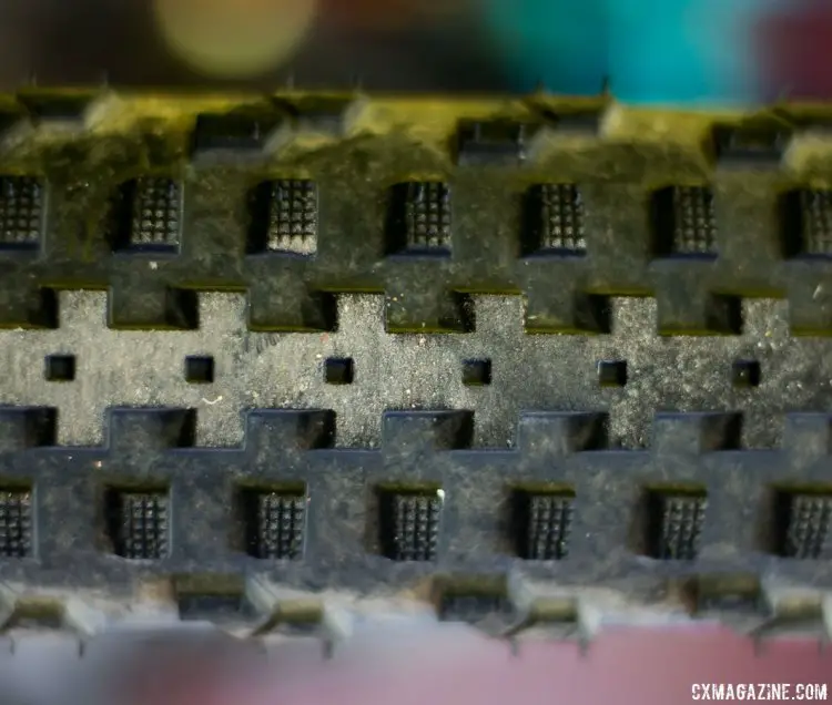 Soma Fabrications new 700 x 50 Cazadero tubeless gravel tire offers plenty of bite in loose gravel while still rolling smoothly on pavement. © Cyclocross Magazine