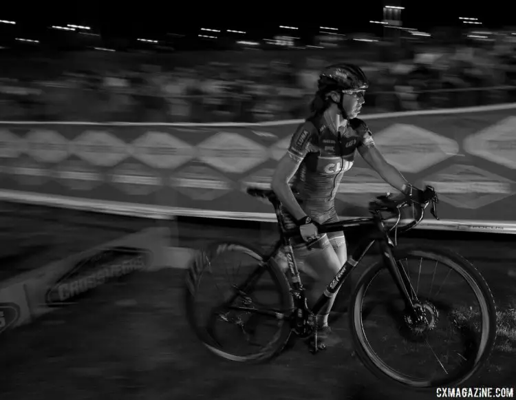 Hannah Finchamp may have been called up 19th, but had an inspired ride, perhaps knowing her teammates were up front, to finish 11th. © A. Yee / Cyclocross Magazine