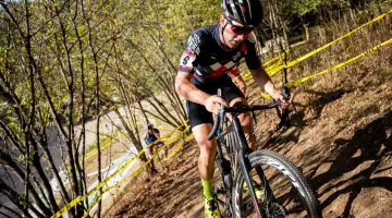 Tobin Ortenblad was an early animator. 2017 Trek CX Cup, Friday UCI C2. © J. Curtes / Cyclocross Magazine