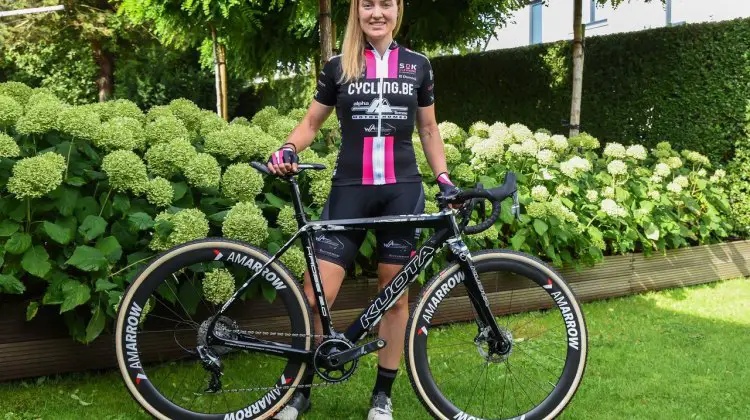 Elle Anderson, Cycling.be - Alpha Motorhomes Ladies team announcement. photo: courtesy