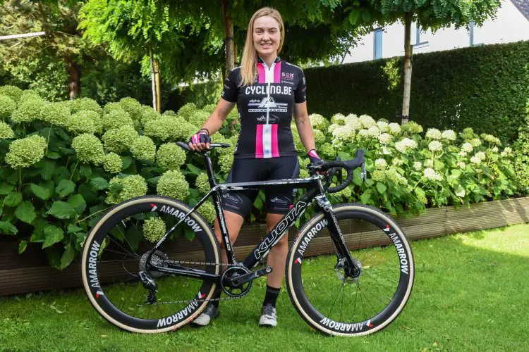 Elle Anderson, Cycling.be - Alpha Motorhomes Ladies team announcement. photo: courtesy