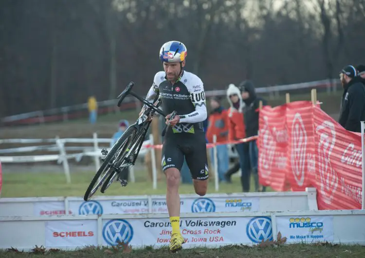 Sunday's Jingle Cross Cyclocross race in Iowa City, Iowa November 17, 2013