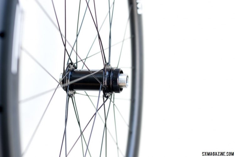 Atom Composites CR38 carbon tubular wheelset. © Cyclocross Magazine