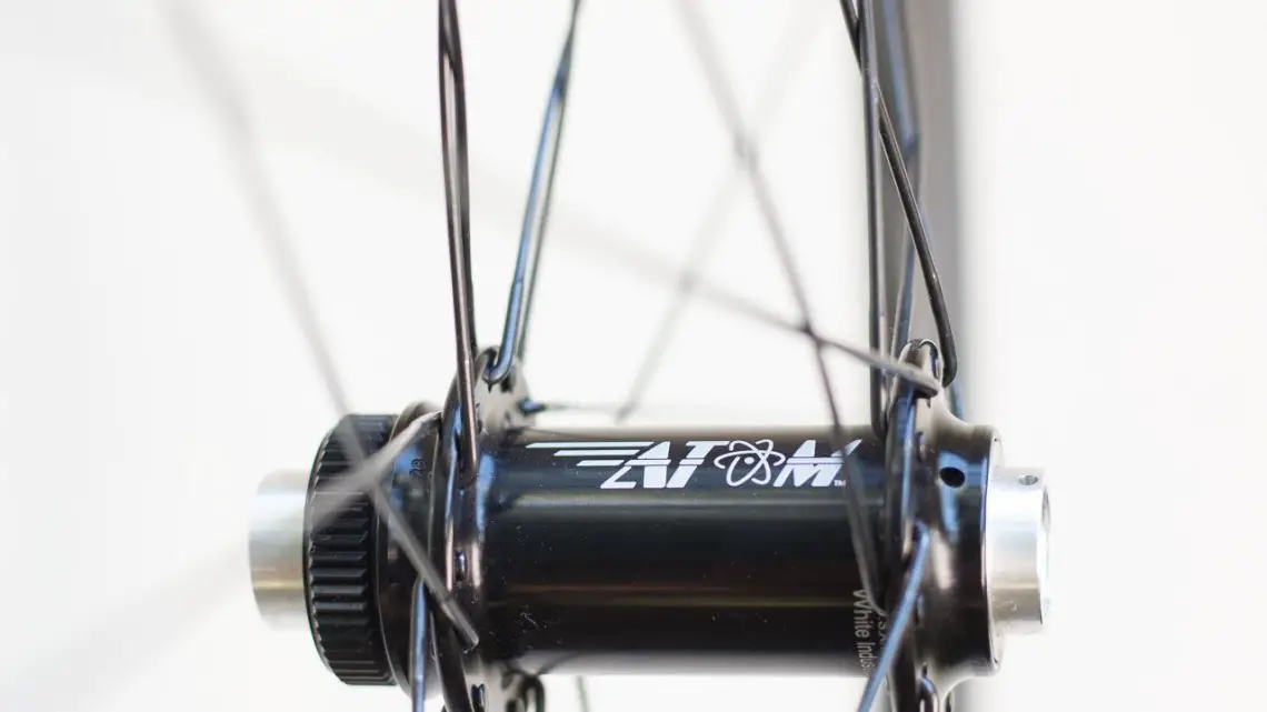 Atom Composites CR38 carbon tubular wheelset. © Cyclocross Magazine